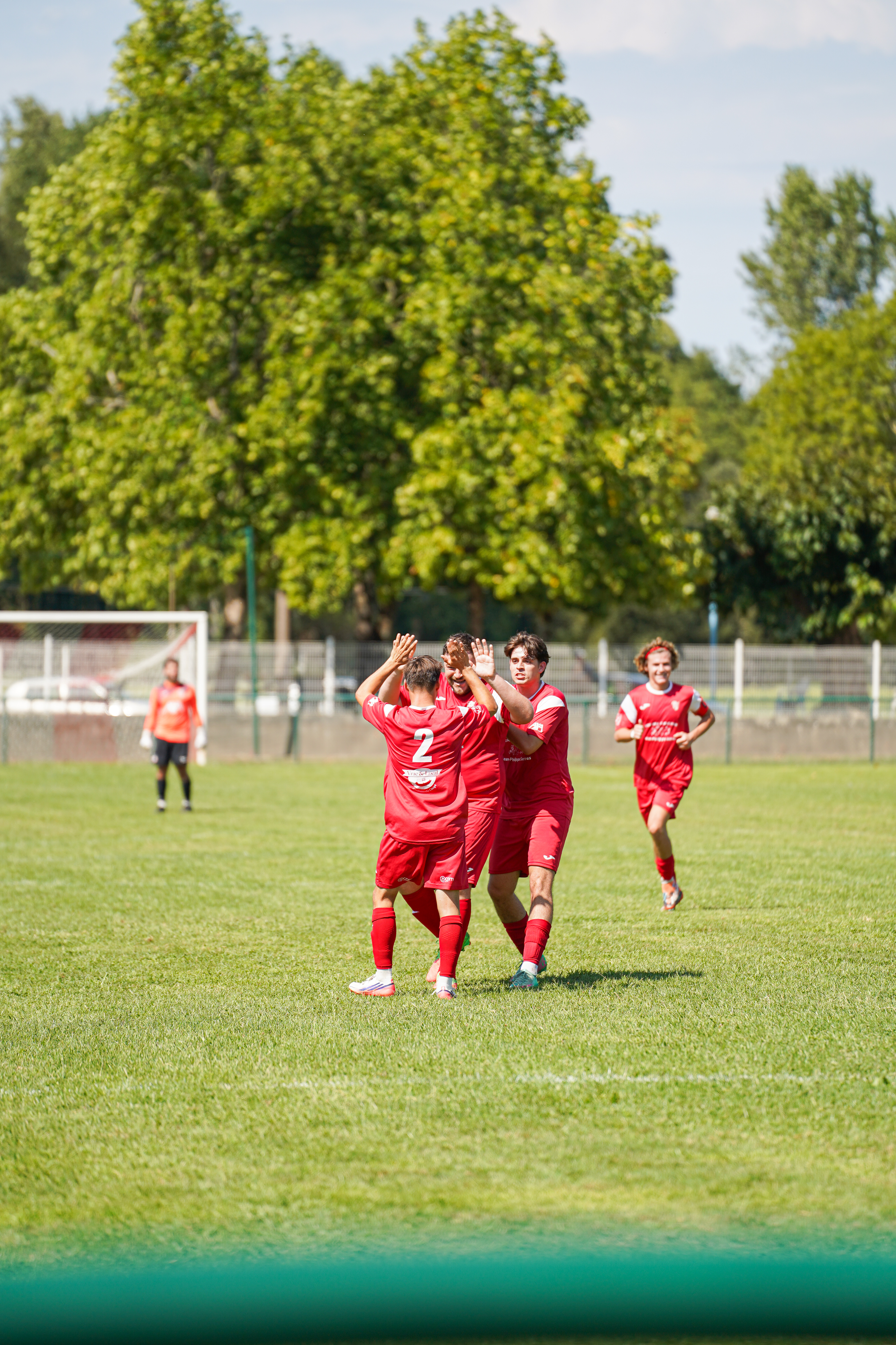 ASSA Pays du Dropt – football – célébration d'un but